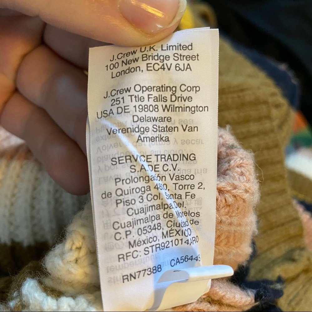 Madewell Striped Tilden Pullover Sweater Medium - Picture 10 of 13